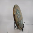 Load and play video in Gallery viewer, Verre Eglomise - "Lone Cypress" 10" round. With Stand