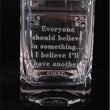Load image into Gallery viewer, Custom Cigar Glass - Old Fashioned Whiskey Glass With Indented Cigar Rest Holder