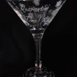 Load image into Gallery viewer, Custom Martini Glass, "Quarantini Time! I Survived Covid-19"