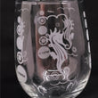 Load image into Gallery viewer, Custom Wine Glasses - Seahorse Design
