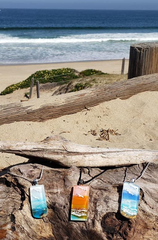 Beach Scene Pendants